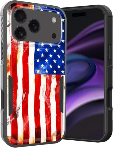 Vista 48 de Funda para iPhone Air, doble capa híbrida resistente resistente a prueba de golpes de policarbonato duro + funda protectora de silicona suave