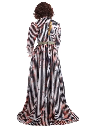 Vista 4 de Muñeca Animatrónica Embrujada de 5.6 pies con Dispositivo de Cuerda Multicolor
