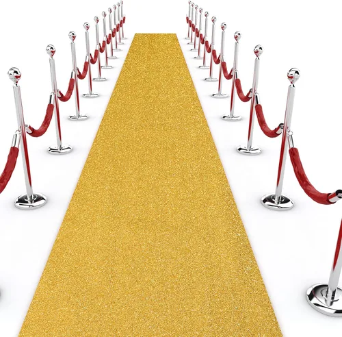 Vista 10 de Shihanee Alfombra de pasillo de lentejuelas para boda, alfombra con purpurina con cinta de alfombra, brillante, para baile de graduación, Negro