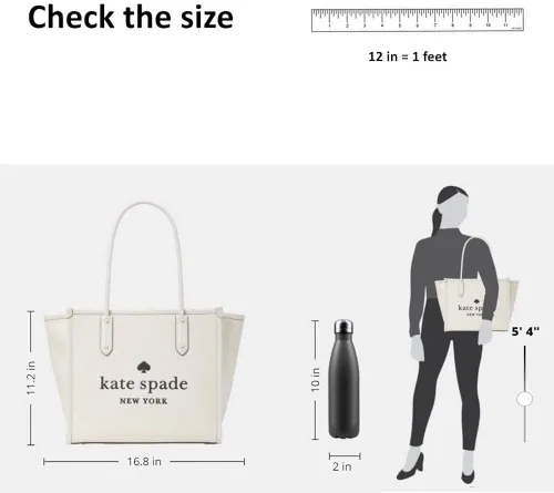 Vista 4 de Kate Spade bolso para mujer Ella tote en cuero