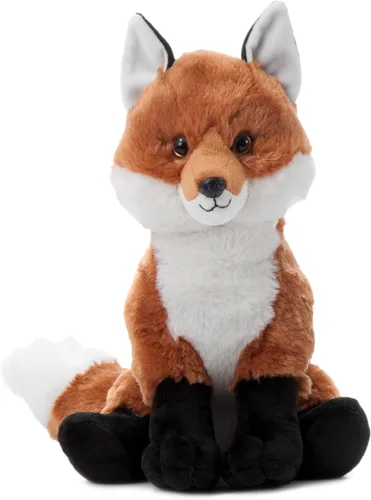 Vista 2 de The Petting Zoo - Animal de peluche de zorro, regalos para niños, animales salvajes del zoológico, juguete de peluche de zorro 30 cm