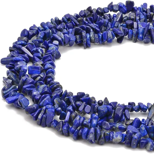 Vista 17 de PLTbeads Kit de pulseras de cintura de piedras preciosas curativas natrales de 0.197-0.315 in, diseño de piedras irregulares, fabricación de joyas