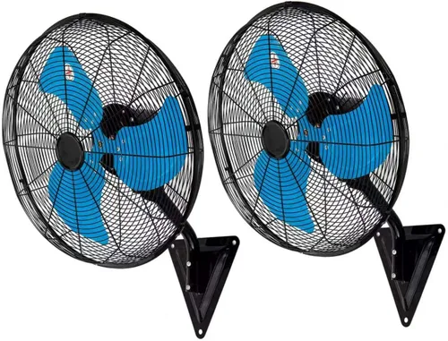 Vista 8 de Bestronair - Ventilador de pared de 20 pulgadas, ventiladores oscilantes de pared de alta velocidad