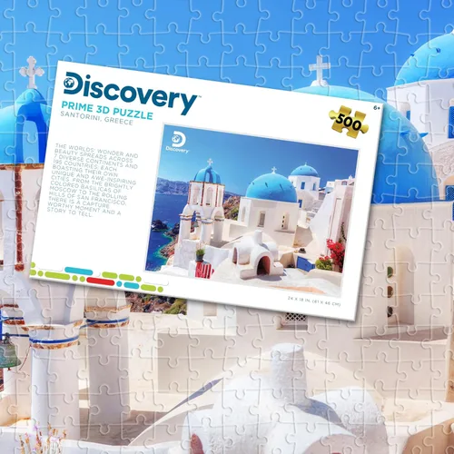 Vista 6 de Prime 3D Discovery Landmarks, rompecabezas 3D de 500 piezas, 24x18