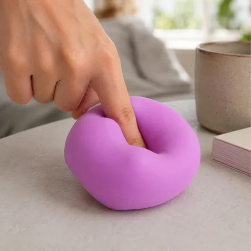 Vista 6 de Juguetes antiestrés para niños y adultos: cubo de estrés de elevación lenta