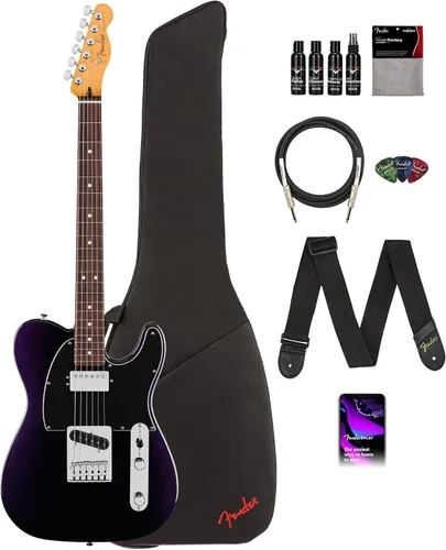Vista 11 de Fender Player II Modified Telecaster - Paquete de ráfaga de 3 tonos con estuche, correa, cable, juego de púas de 3 piezas y kit de limpieza