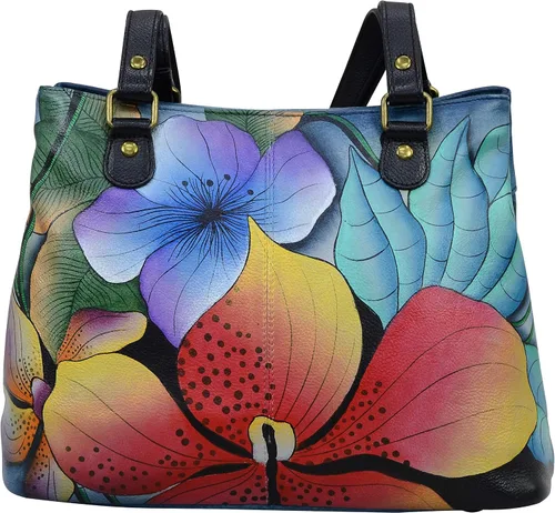 Vista 29 de Anna by Anuschka Bolso de hombro Satchel - Cuero Genuino