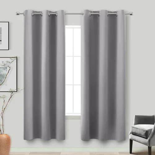 Vista 144 de KOUFALL Cortinas de Baño Aqua para Ventana, Juego de 2 Paneles Decoración Costera Cortinas Cortas Opacas para Ventana Pequeña de Cocina Puerta