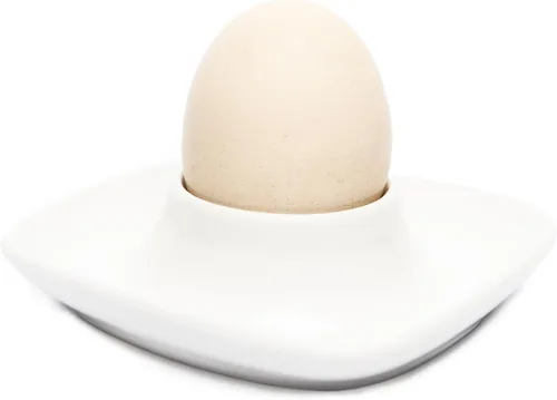 Vista 2 de Ceramics - Juego de 6 tazas de huevo blanco para huevos duros