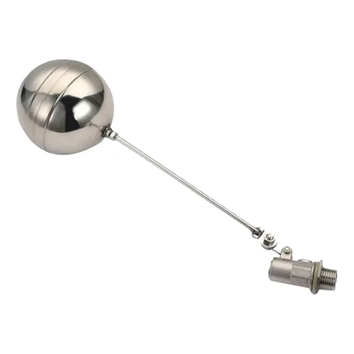 Vista 6 de Float Balls Valves Stainless Level Valves Automatic Control Threaded Water Tank Valves Adjustable Replacement Suitable for W, DN15 0.5inch, as