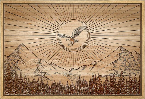 Vista 88 de Hermoso lienzo de paisaje, decoración de pared, arte moderno, juegos para el hogar