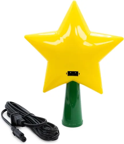 Vista 3 de Estrella para Árbol Mario Super Star Gen 2 Enchufable Iluminada para Navidad