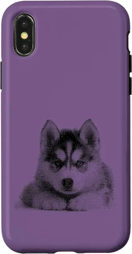 Vista 5 de Chic Husky Puppy for Dog Mom and Paw Parents Case for iPhone 16