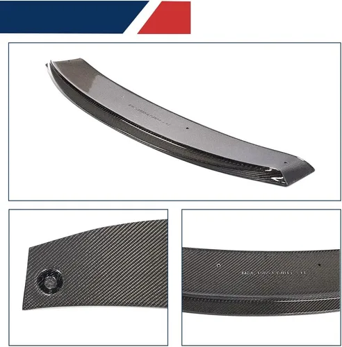 Vista 5 de Borde de parachoques delantero de fibra de carbono real F06 para BMW Serie 6 2012-2017 F06 F12 F13 650i M Sport Convertible Coupé 2 puertas Alerón