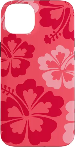 Vista 15 de Hibiscus Flower Beach Hawaiian Exotic Floral Surf Cranberry Case for iPhone 17