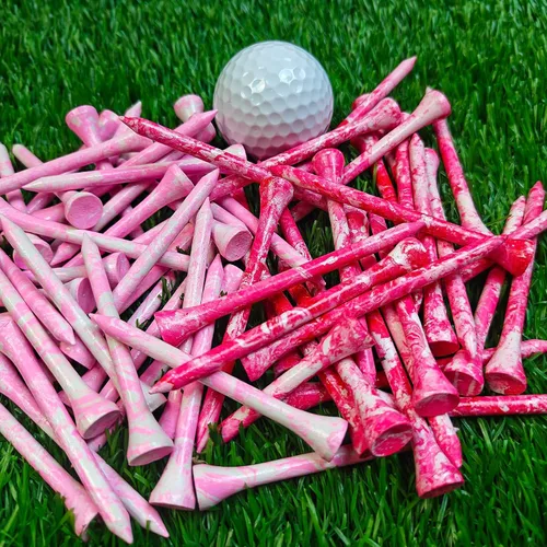 Vista 13 de MYKUJA Bamboo/Wood Golf Tees 3-1/4" 2-3/4" 2-1/8" 100/50 Pcs Durable Multicolor Golf Tees Womens Mens Golf Accessories, Stable and Reliable, Reduce