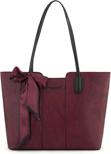 Vista 10 de Montana West - Bolsos de mano para mujer, bolso tipo satchel con asa superior mediana