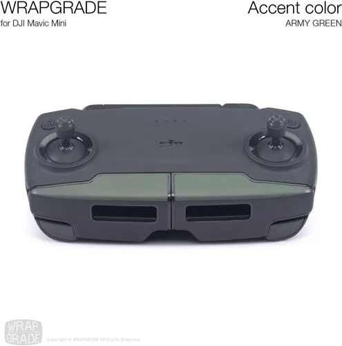 Vista 3 de Wrapgrade Skin compatible con DJI Mavic Mini Color decorativo Verde militar