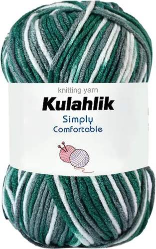 Vista 35 de 50g (1x50g) Hilo Acrílico para Crochet y Tejido, Hilo Degradado Colorido, 1 Rollo de Madejas, Hilo Acrílico Multicolor, Perfecto para Proyectos