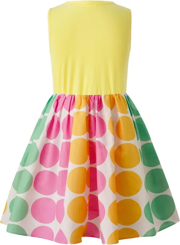 Vista 2 de Bonny Billy Vestidos sin mangas de algodón con estampado floral para niña