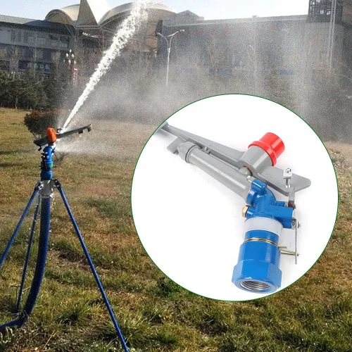 Vista 3 de DNYSYSJ Aspersor de impacto - Pistola de riego de agua mejorada, cobertura de área grande, para césped, jardines, hogar, patio, campos agrícolas