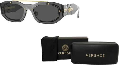 Vista 3 de Versace VE2235 Irregular Sunglasses for Men BUNDLE With Designer iWear Complimentary Eyewear Kit