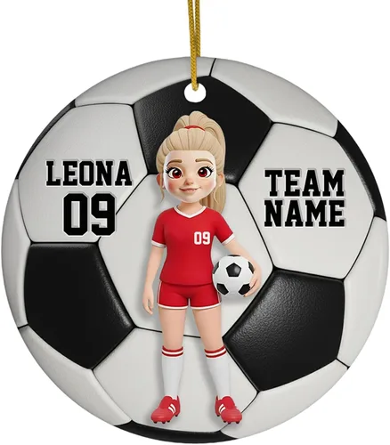 Vista 27 de FLOCHIL Adornos Personalizados de Bailarina de Navidad 2025 para Niña, Adornos Personalizados de Bailarina para Árbol de Navidad, Regalo