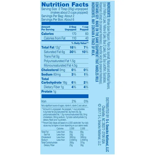 Vista 2 de Pop Secret Palomitas de Maíz para Microondas de Caramelo 3ct Regular, Caja de 7.92oz (Paquete de 1) - Palomitas de Maíz para Microondas, Palomitas