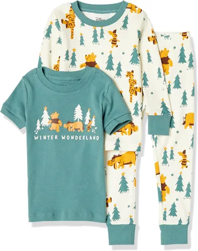 Vista 12 de Amazon Essentials Conjunto de pijama de algodón ajustado para niños
