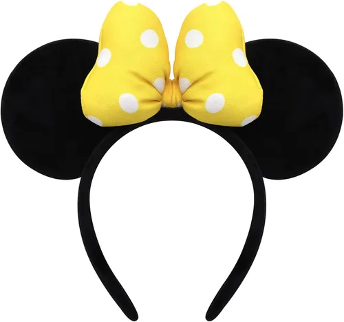 Vista 15 de ODOCARE Handmade Mouse Ears Headband for Women and Ladies, Polka Dot Bow Mini Ears Costume Accessories