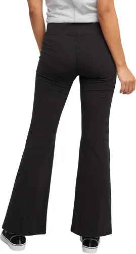 Vista 2 de Hanes Pantalones elásticos de jersey originales para mujer, pierna acampanada, 31 pulgadas