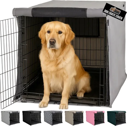 Vista 18 de GORILLA GRIP - Fundas para jaula de perro, cubierta de alambre para perrera Compatible con jaulas para perros de Amazon Basics, cubierta