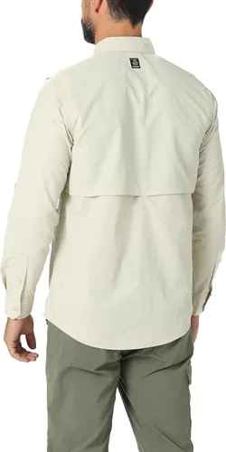 Vista 2 de ATG by Wrangler Camisa de pescador de manga larga para hombre