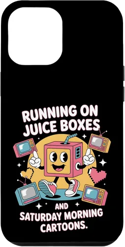 Vista 25 de Cajas de jugo y dibujos animados - Funda retro nostalgia para niños de los 90 para iPhone 16
