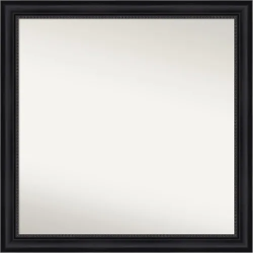 Vista 26 de Amanti Art Espejo personalizado, espejo de baño negro Astor, espejo de pared o espejo de tocador de baño sobre el fregadero (25 x 25 pulgadas)
