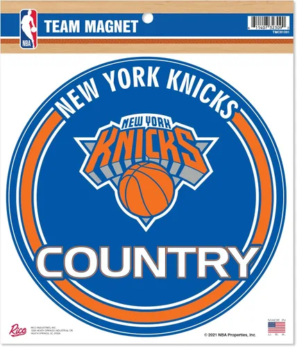 Vista 12 de Rico Industries NBA Basketball 8" Round Magnet