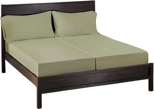 Vista 37 de Giza Sheets Twin – Sábanas de 100% algodón egipcio Giza – Sábanas para colchón de hasta 18 pulgadas de profundidad – 4 piezas de sábanas de algodón