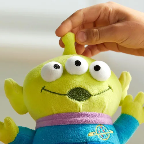 Vista 5 de Disney Store - Peluche oficial de Toy Story, Alien, personaje icónico de peluche con ojos bordados y características de felpa suave, adecuado