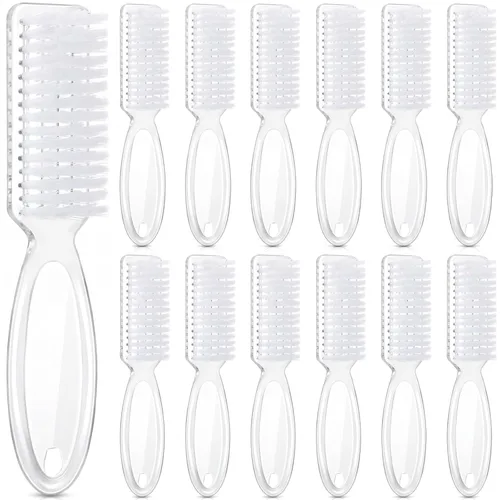 Vista 17 de Patelai 12 cepillos para cortaúñas para peluquero, color negro