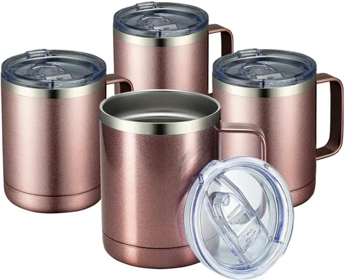Vista 20 de MEWAY - Taza de café con asa, vaso térmico