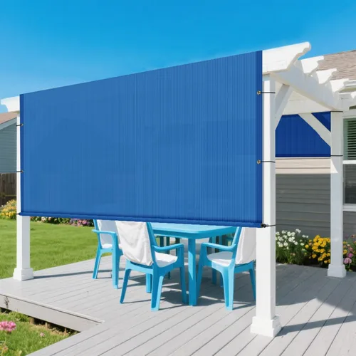 Vista 2 de Cubierta de Sombra para Pérgola de 3'×4' Toldo de Repuesto Universal para Patio Exterior Porche Patio Trasero Cenador con Ojales Varillas