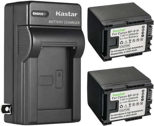 Vista 5 de Kastar Cargador de batería de pared AC para Canon VIXIA HF S100 HFS100, VIXIA HF S200 HFS200, VIXIA HF10, VIXIA HF11, VIXIA HF20, VIXIA HF21, VIXIA