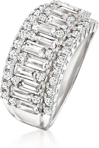 Vista 3 de Ross-Simons 2.40 ct. t.w. CZ Ring in Sterling Silver
