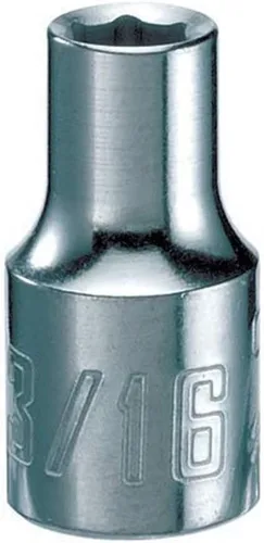 Vista 16 de Llave poco profunda CRAFTSMAN, SAE, accionamiento de 1/4 de pulgada, 1/2 de pulgada, 6 puntas (CMMT43499)