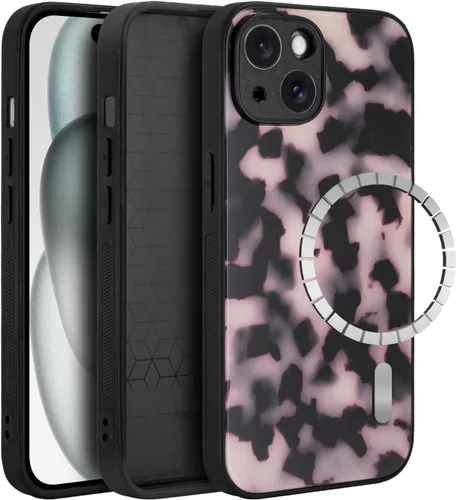 Vista 26 de Funda para iPhone 17 Pro, cubierta delgada de TPU con diseño de caparazón de tortuga ligera para mujeres, soporte para teléfono con protección Carey
