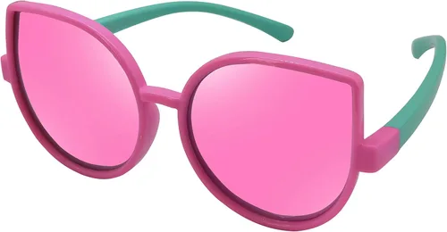 Vista 3 de COOLSOME Gafas de sol polarizadas flexibles para niños y niñas de 3 a 10 años con correas