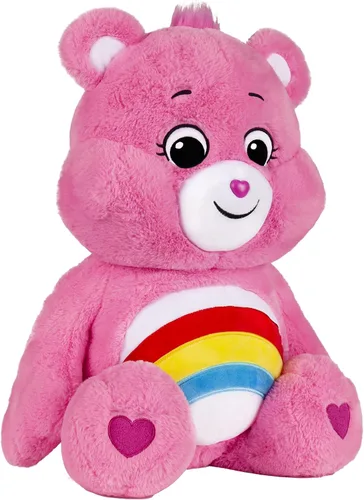 Vista 3 de Care Bears - Peluche gigante de 23.6 in, bonito juguete de peluche coleccionable, oso de peluche gigante, juguetes suaves para niñas y niños