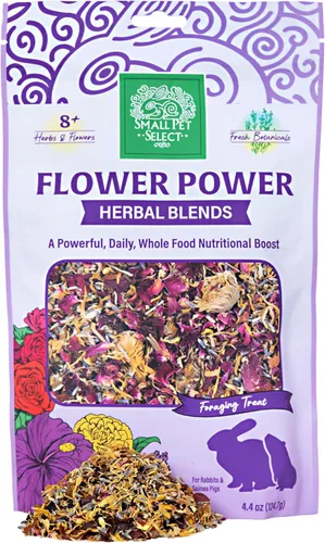 Vista 5 de Small Pet Select - Mezcla de hierbas Zen Tranquility, una golosina herbaria natural para conejos y cobayas, 4.4 onzas Natural Aromatic Herbal