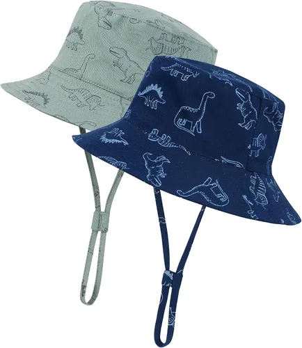 Vista 8 de Durio Sombrero para el sol para bebé, sombrero de playa de verano, UPF 50+, protección solar, sombreros para niños, regalos para niños y niñas