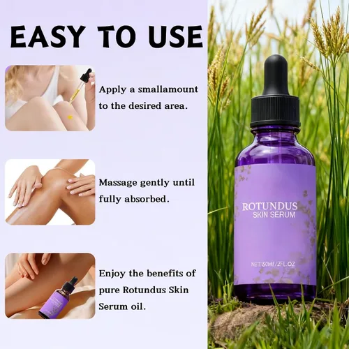 Vista 6 de 2 sueros para piel Rotundus, aceite Rotundus, esencia reparadora de depilación, aceite corporal hidratante natural, calmante y suave, adecuado